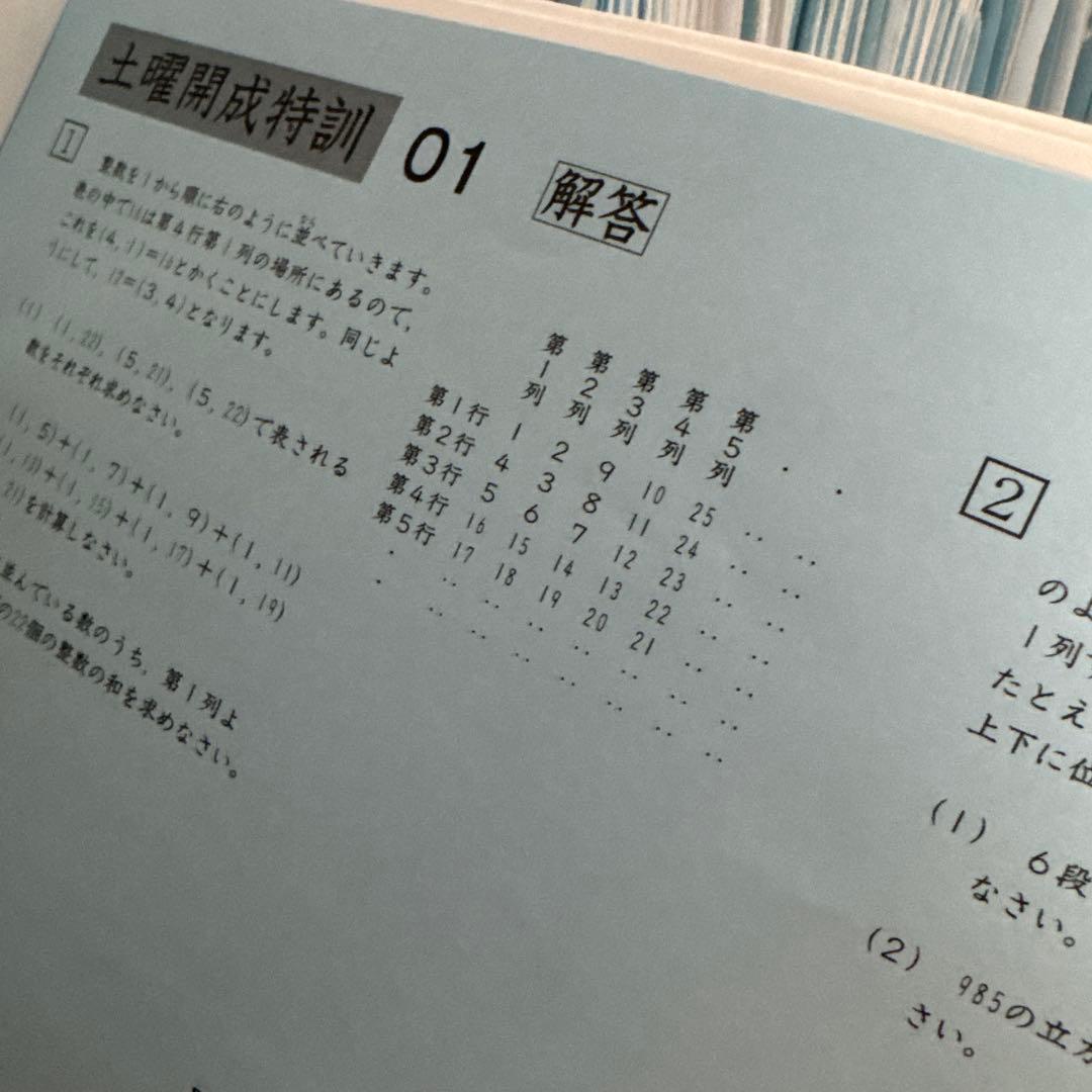 SAPIX 小学6年 算数　フルセット最新版　2026終了組　開成コース