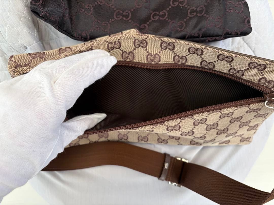 Gucci ボディバッグ ベージュ/ブラウン