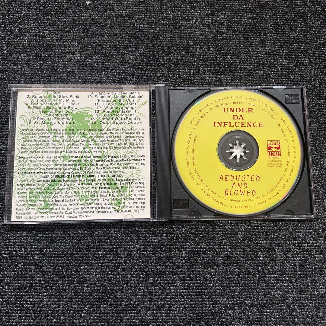 洋楽 UNDER DA INFLUENCE ABDUCTED AND BLOWED