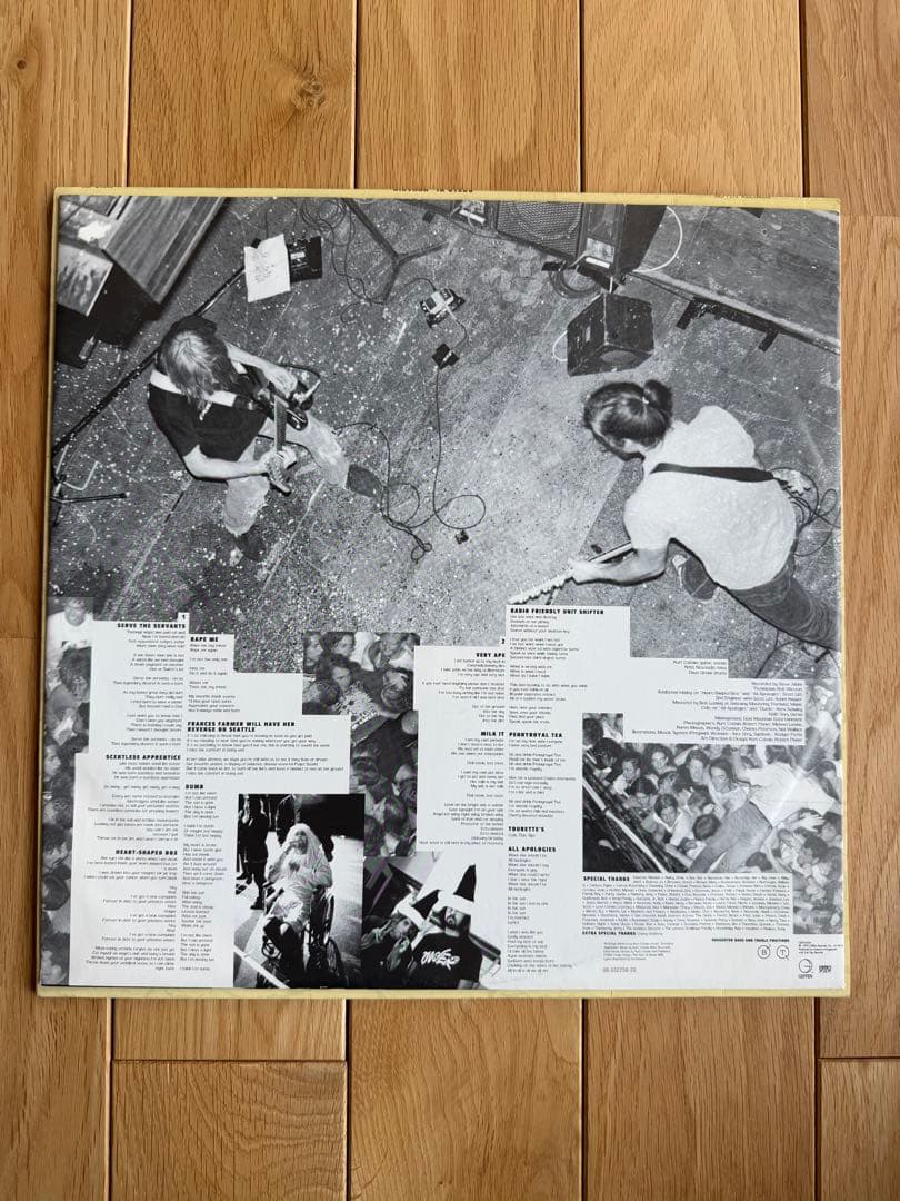 LP レコード　NIRVANA / IN UTERO ニルヴァーナ
