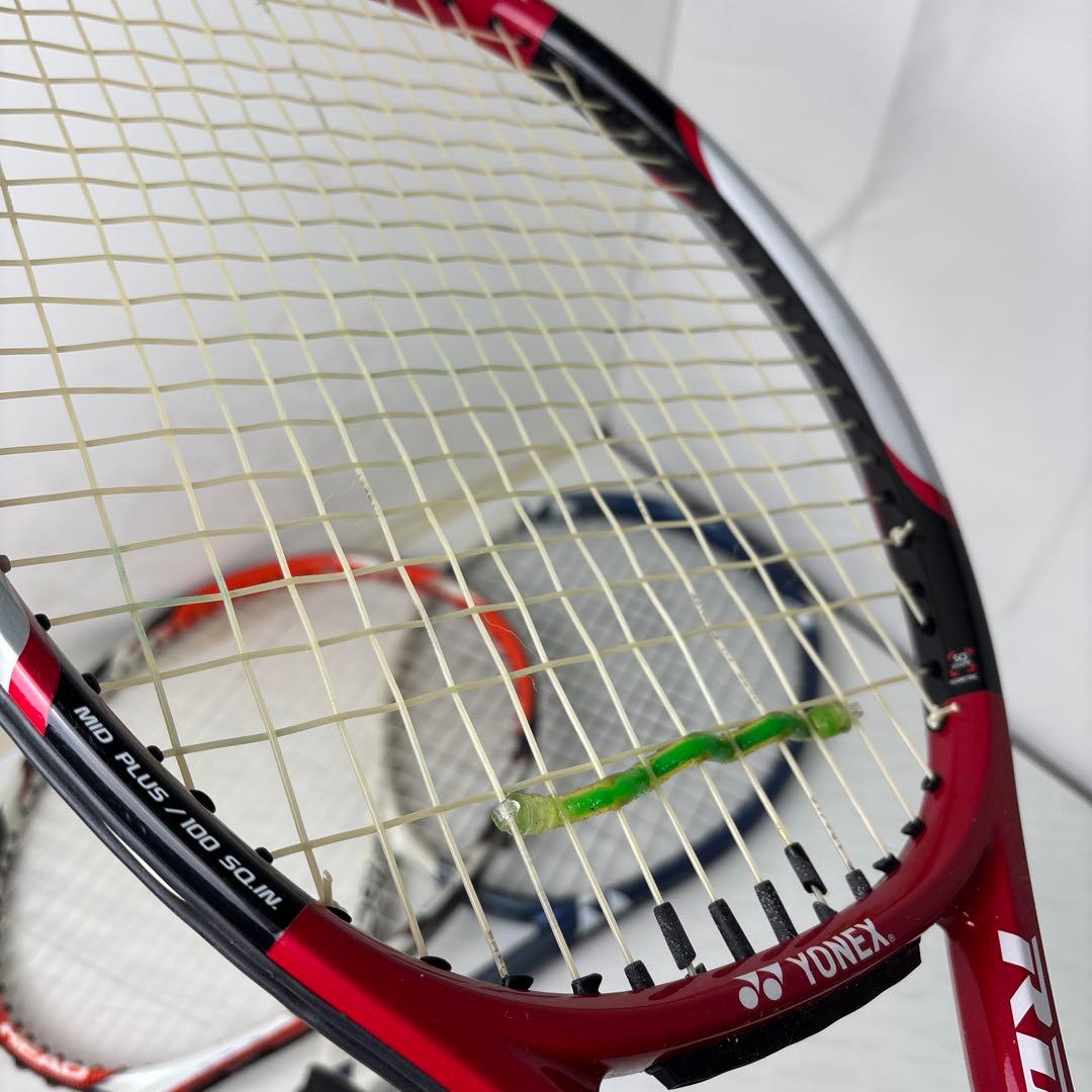 W*0様 硬式テニスラケット 3本セット YONEX HEAD FISCHER