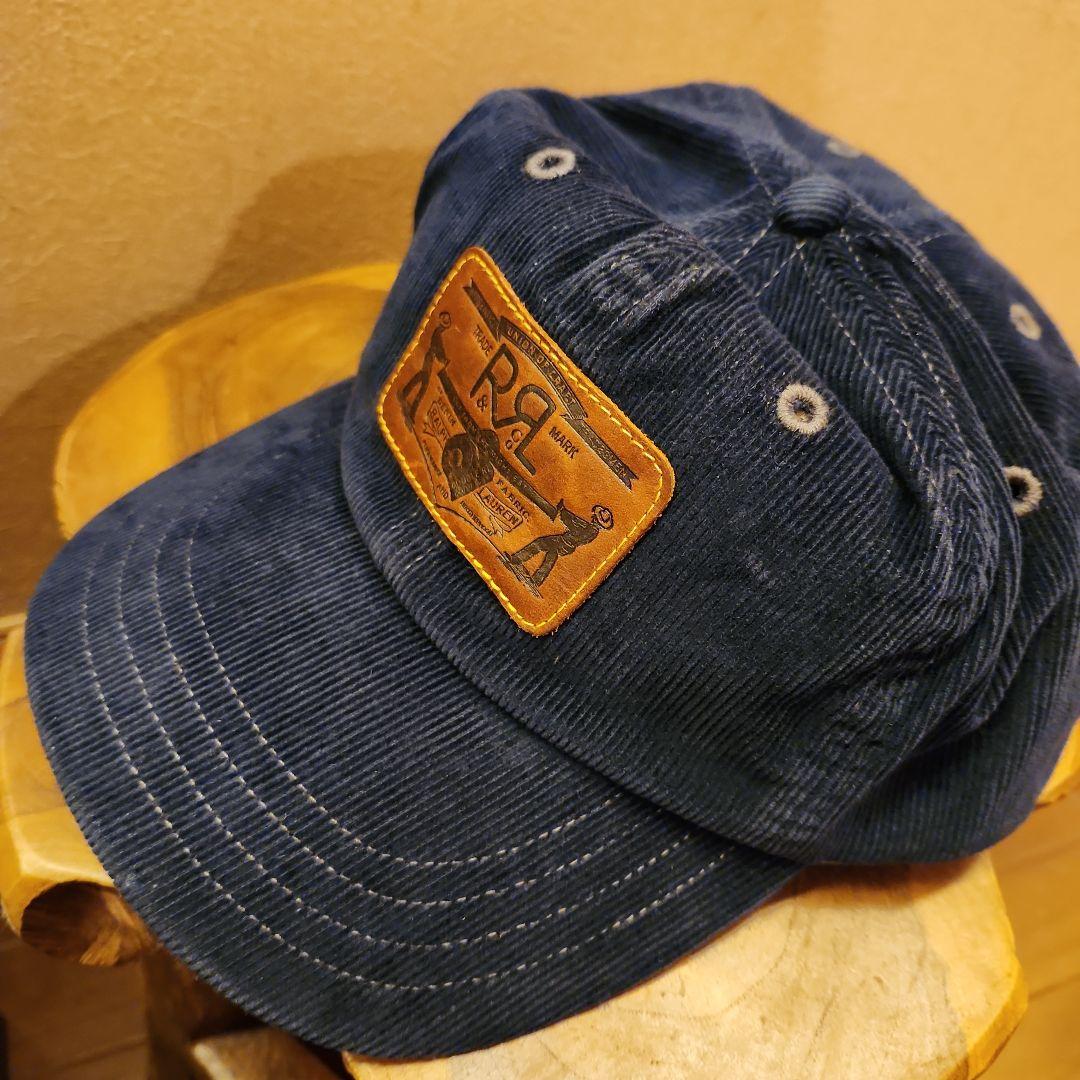 ア*南様 新品タグ付き RRL corduroy cap ダブルアールエル ネイ