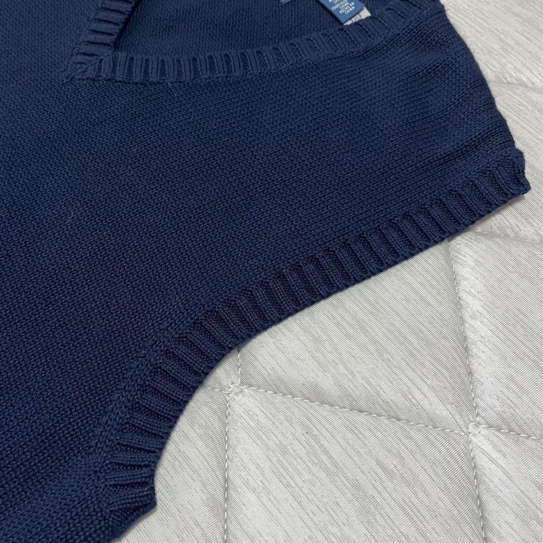 美品 Polo Ralph Lauren×Beams ネイビー Vネック ベスト