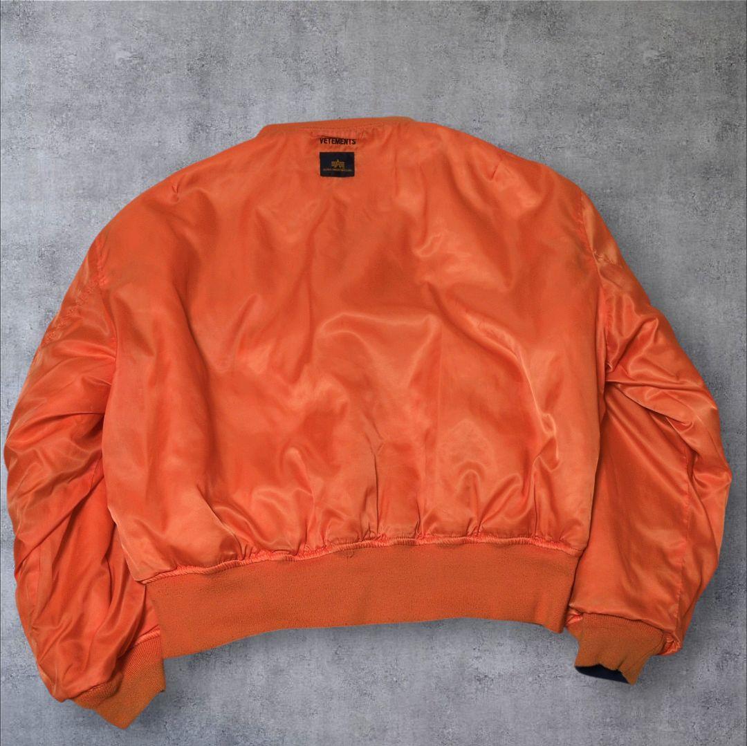 希少✨VETEMENTS ALPHA MA-1 オーバーサイズ ビッグシルエット