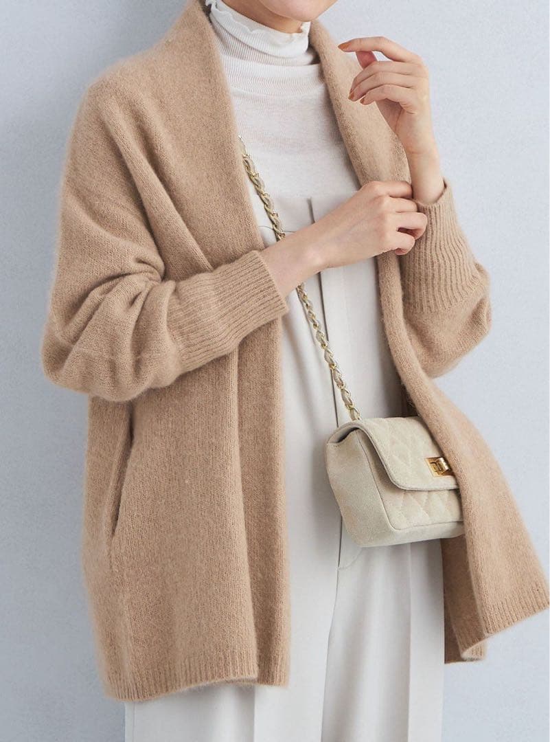 新品未使用★UNITED ARROWS★フォックス★カーディガン★ベージュ