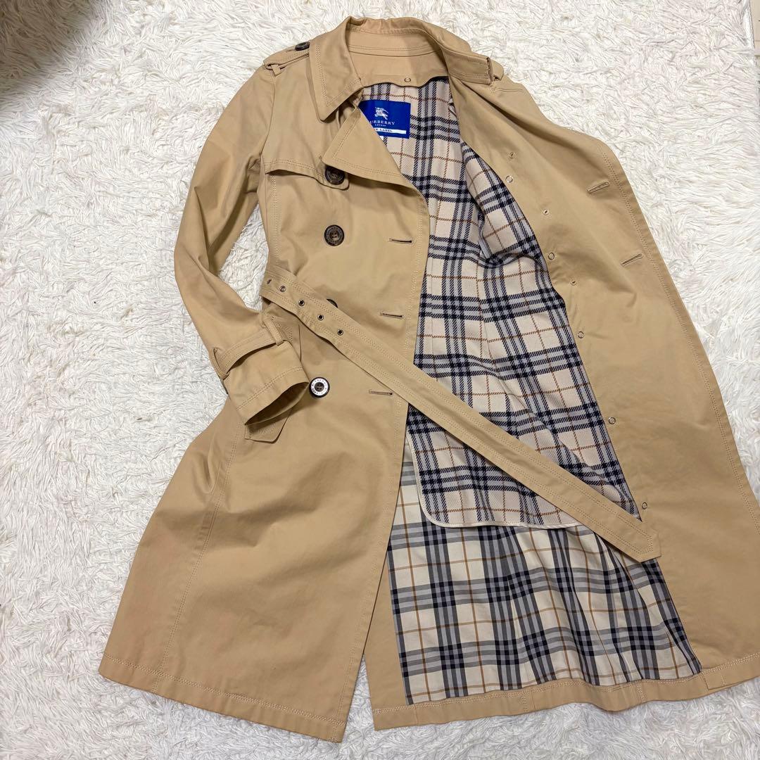 ライナー付✨BURBERRY バーバリーブルーレーベル　トレンチコート　S