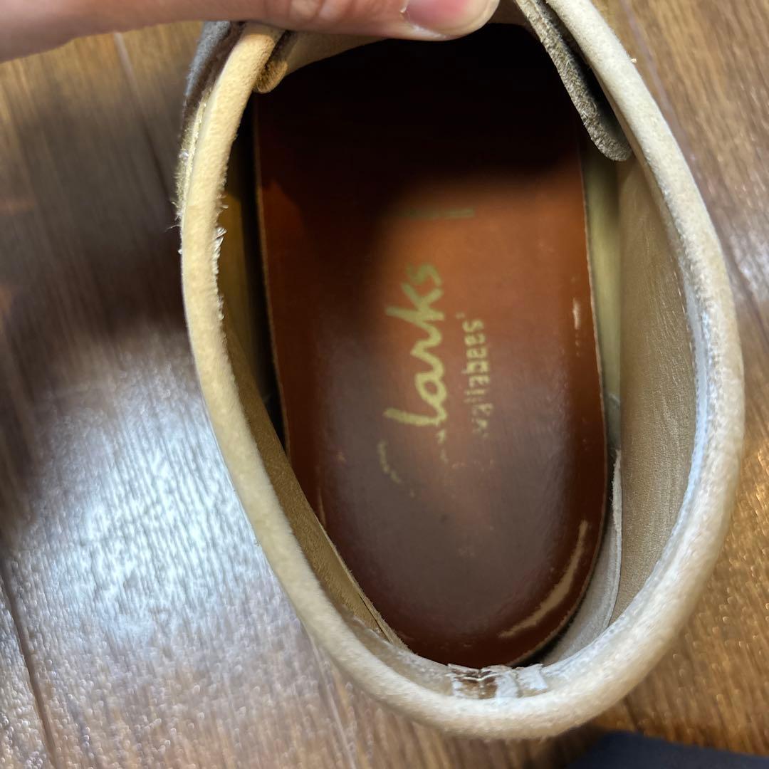 97年製　clarks ワラビー　レザーアッパー　8M ワラビーブーツ