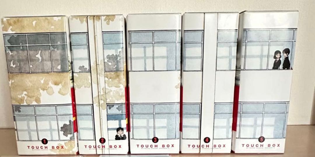 BOXつき　タッチ　完全復刻版　BOX1〜5 完結　全巻　特典のミニ複製原画付き