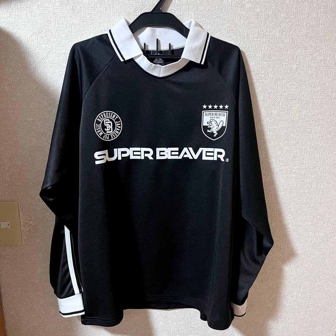 SB サッカーシャツ SUPER BEAVER ブラックM