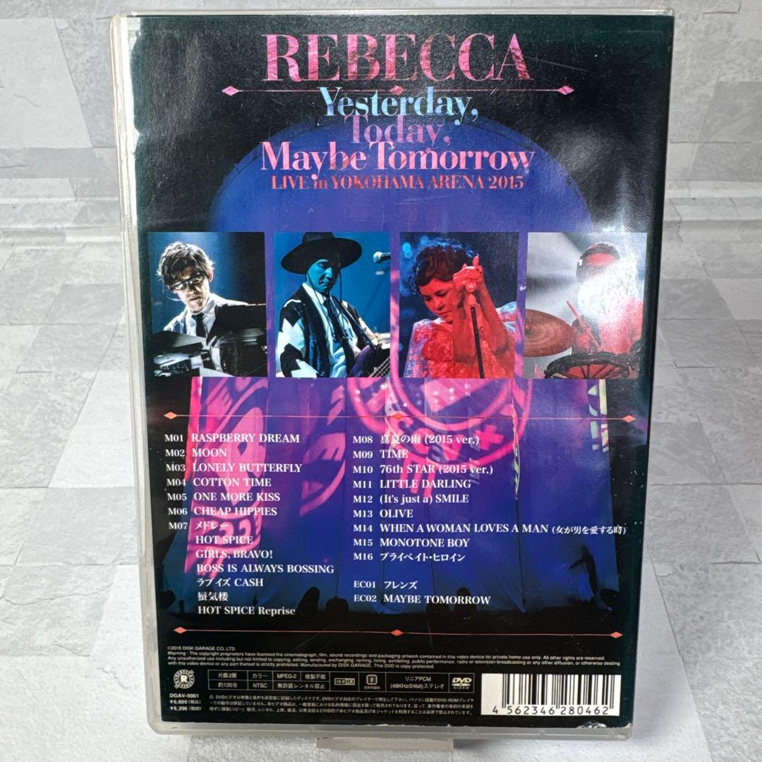 B131 REBECCA レベッカ 2015 横浜アリーナ ライブDVD