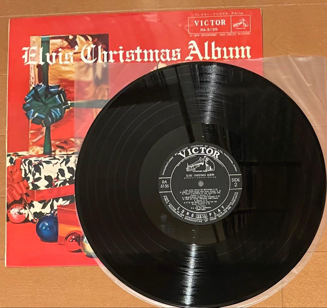国内ペラジャケLP　エルヴィス・プレスリー　 エルヴィスのクリスマス・アルバム
