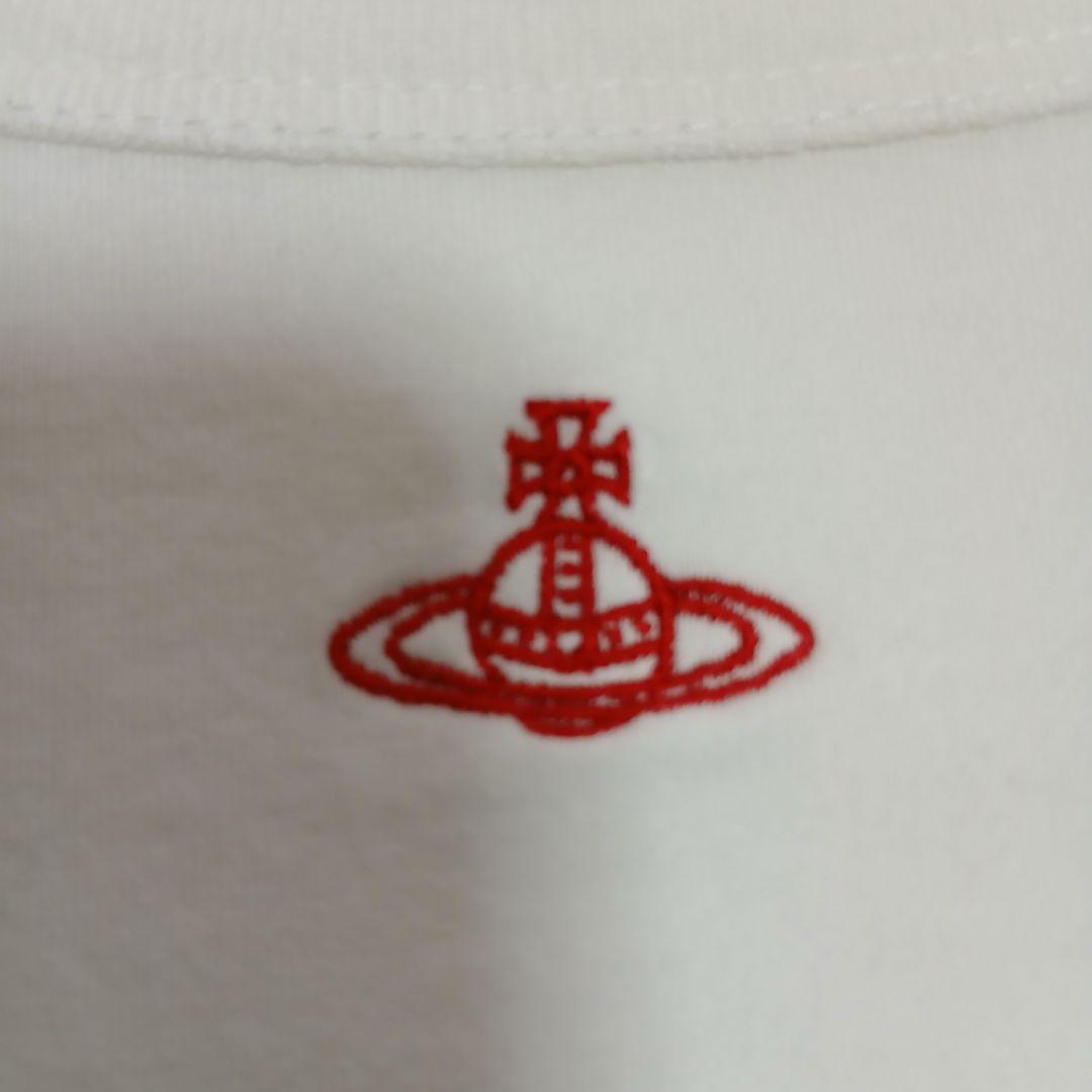 【美品】【Vivienne Westwood】オーブ刺繍　半袖Tシャツ　ホワイト