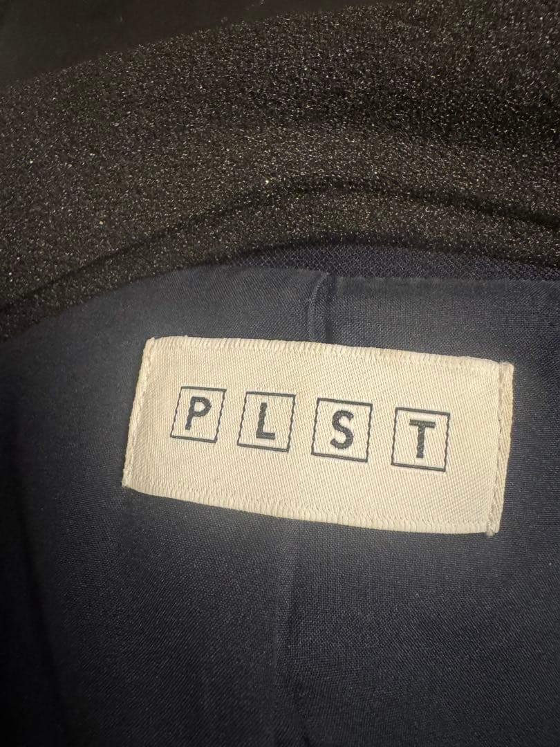 PLST ダブルブレストジャケット(裏地あり) ネイビー