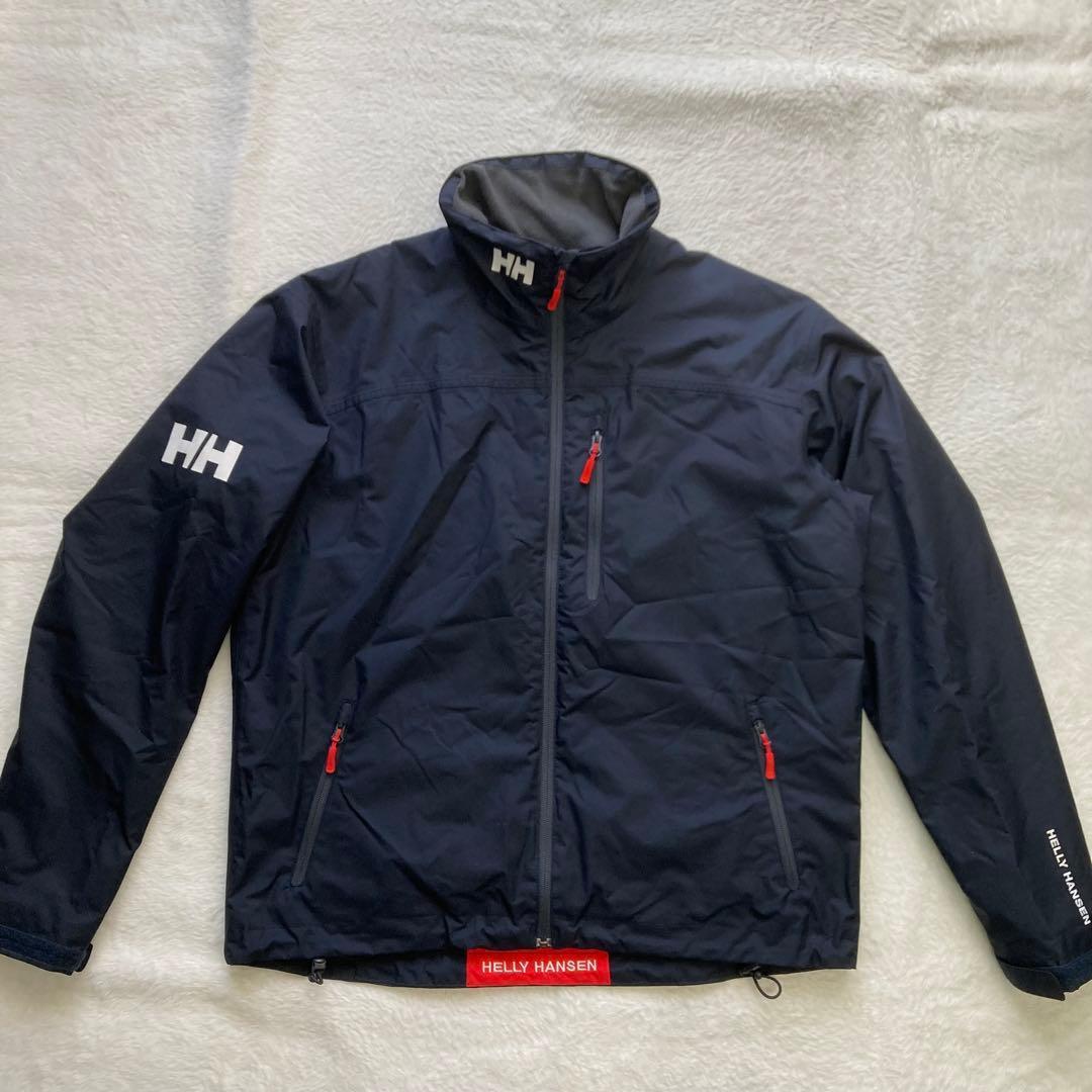 ヘリーハンセン　クルーミッドレイヤージャケット　XL　ネイビー　防水　防水　濃紺