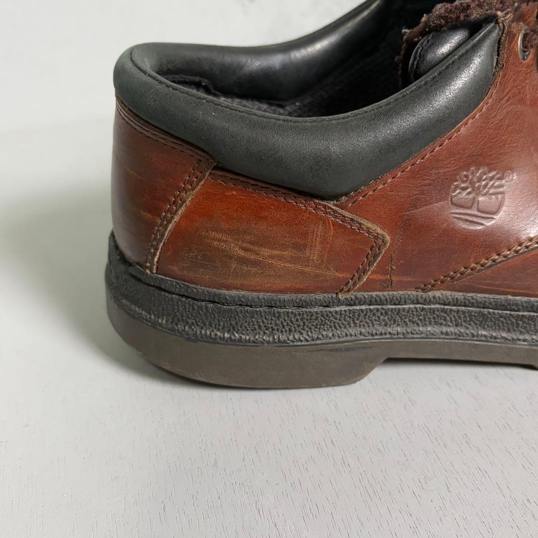 Timberland モックトゥミッド　茶　レザートレッキングブーツ　29cm