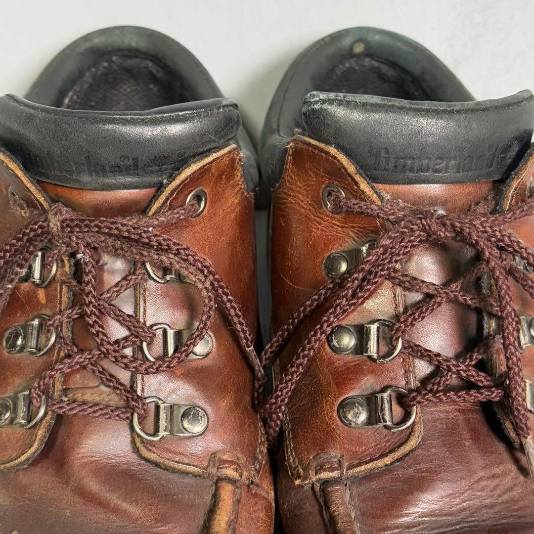 Timberland モックトゥミッド　茶　レザートレッキングブーツ　29cm