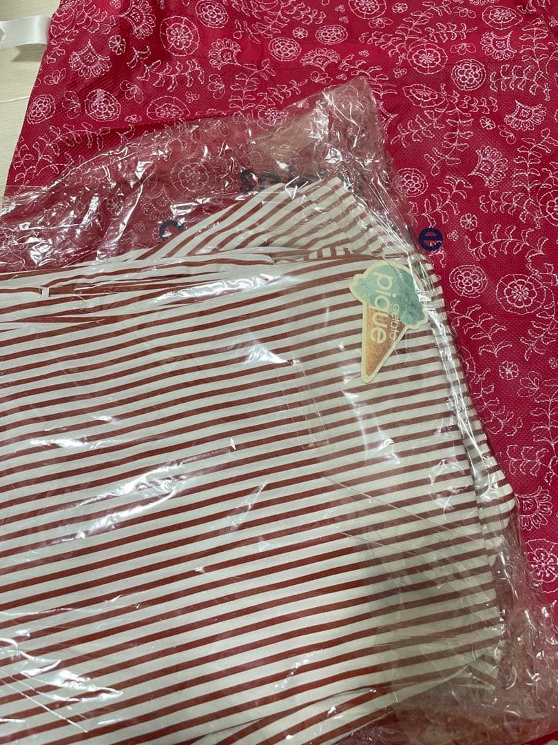 【新品タグ付き】gelato pique セットアップ　長袖ストライプ