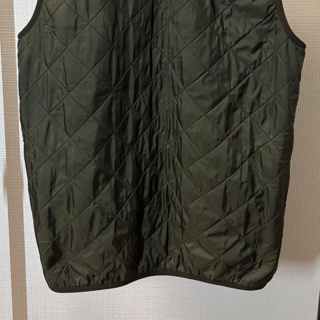 Barbour キルティングベスト オリーブ バブアー メンズ M ジャケット