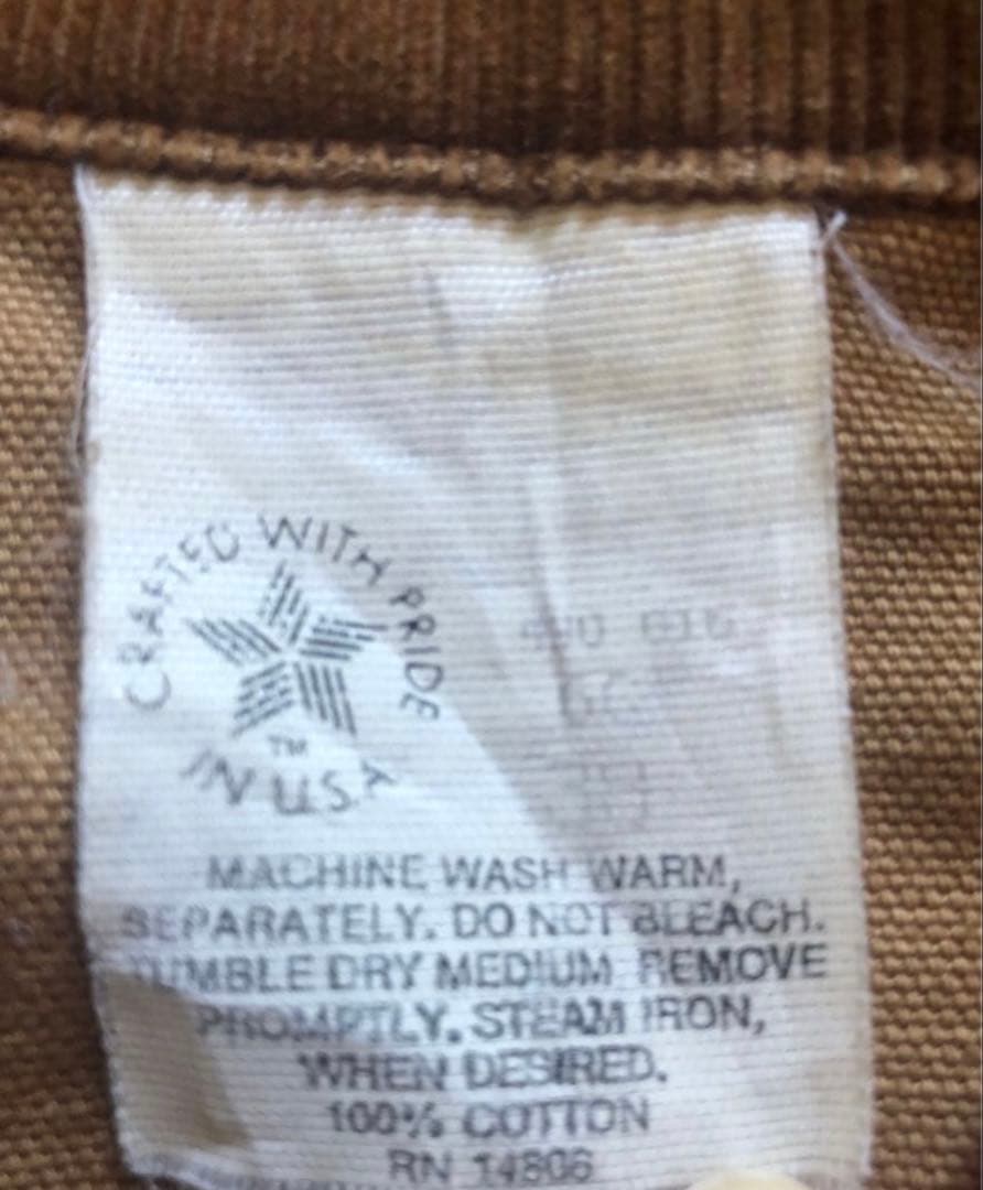【80-90’s USA製 】carhartt チョアコート