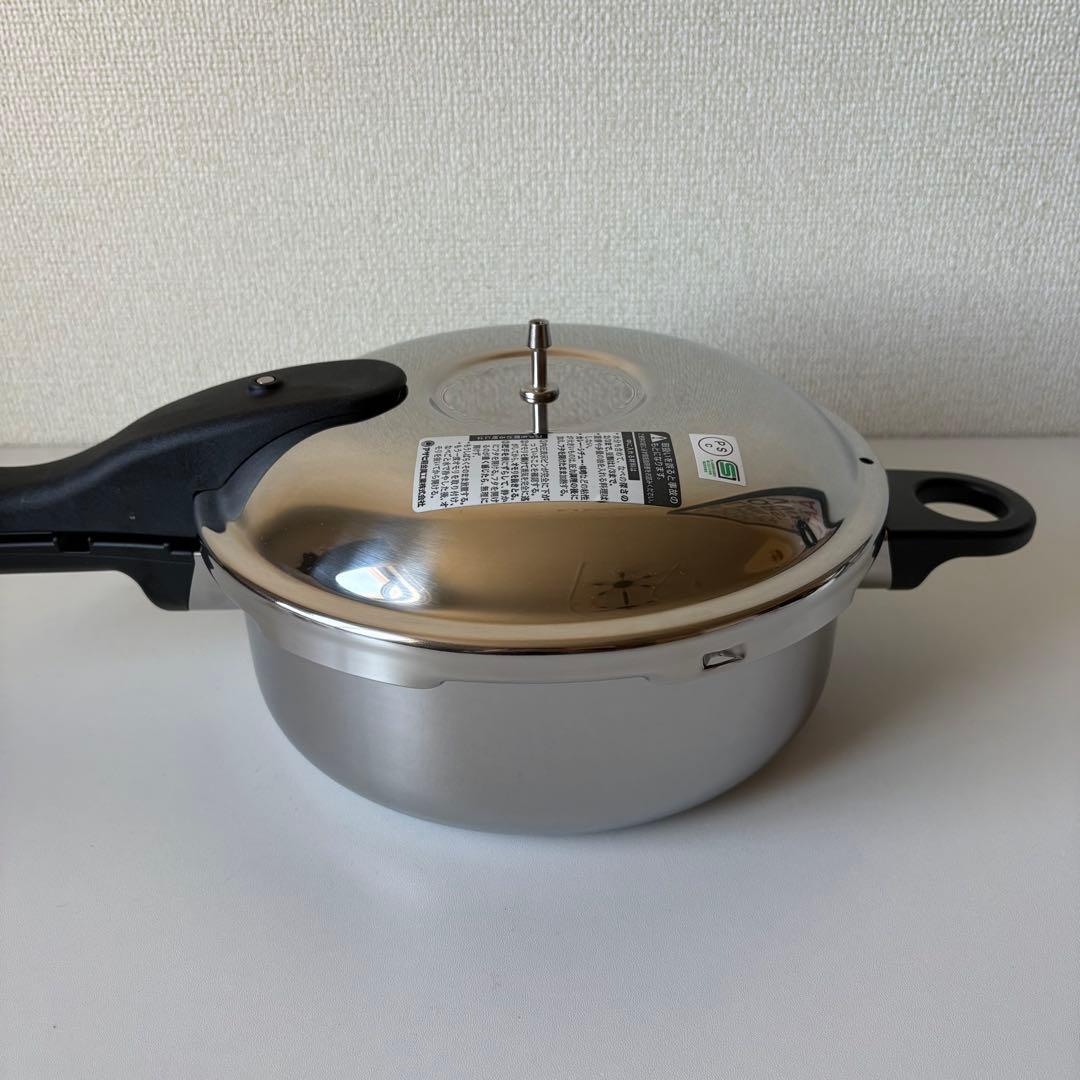 アサヒ軽金属　ゼロ活力なべ　3L 圧力鍋　片手なべ　IH対応　ガス対応　3.0L