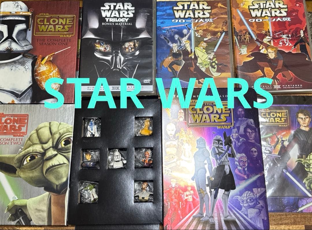STAR WARS アニメDVD&缶入りストラップセット