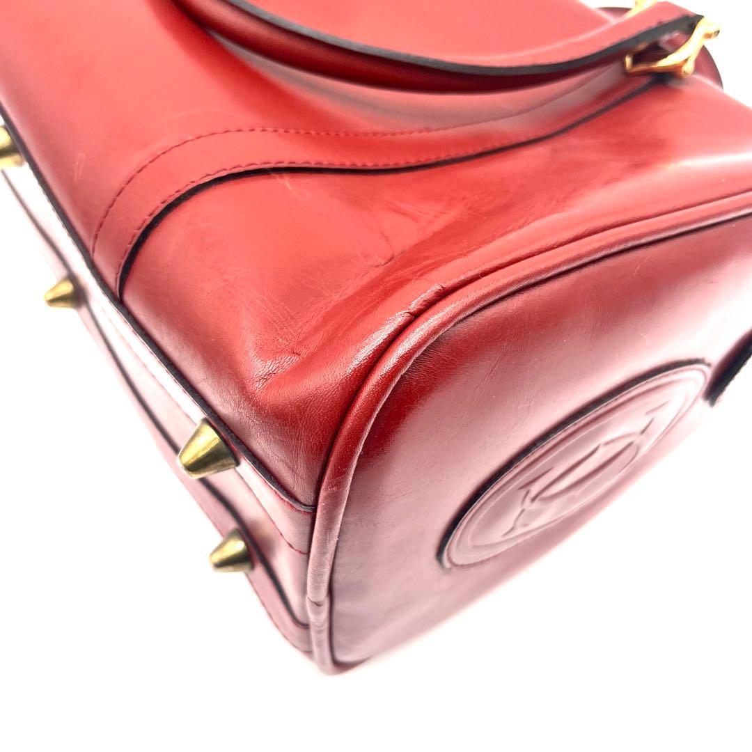 《美品》Cartier カルティエ ボストンバッグ マストライン ボルドー