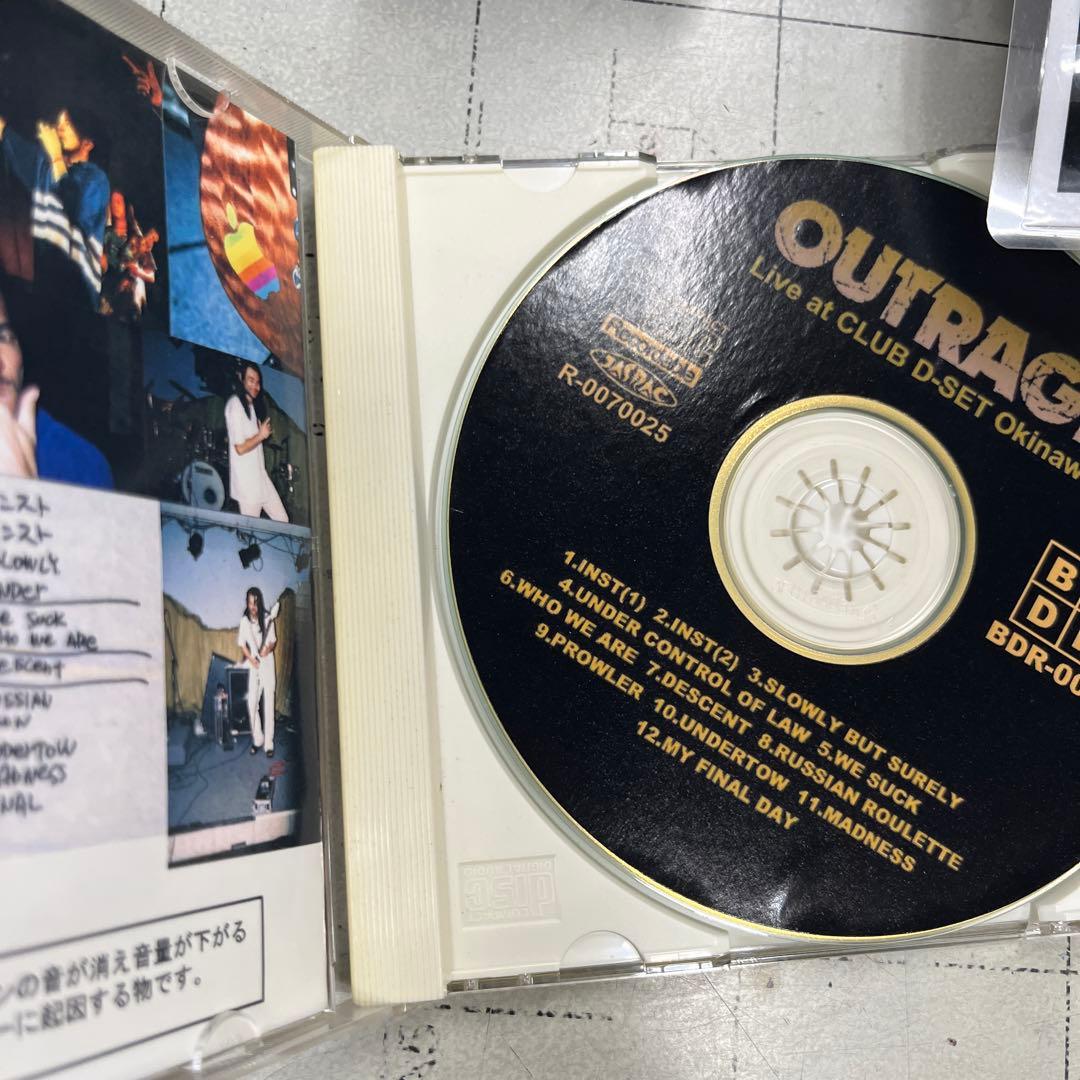 OUTRAGE　アウトレイジ　CD　1999年　OKINAWA　LIVE