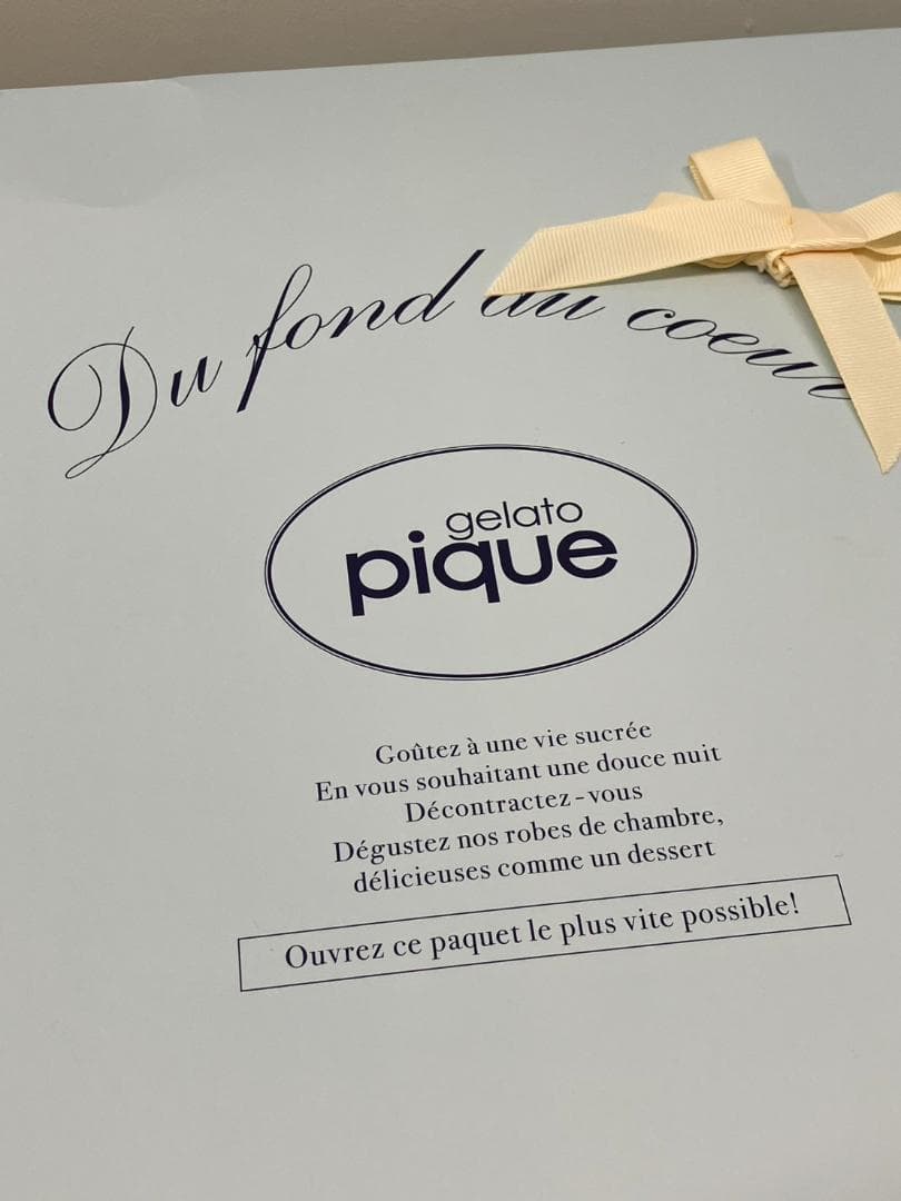 新品未使用　タグ付き　GELATO　PIQUE　ジェラピケ　ルームウェア