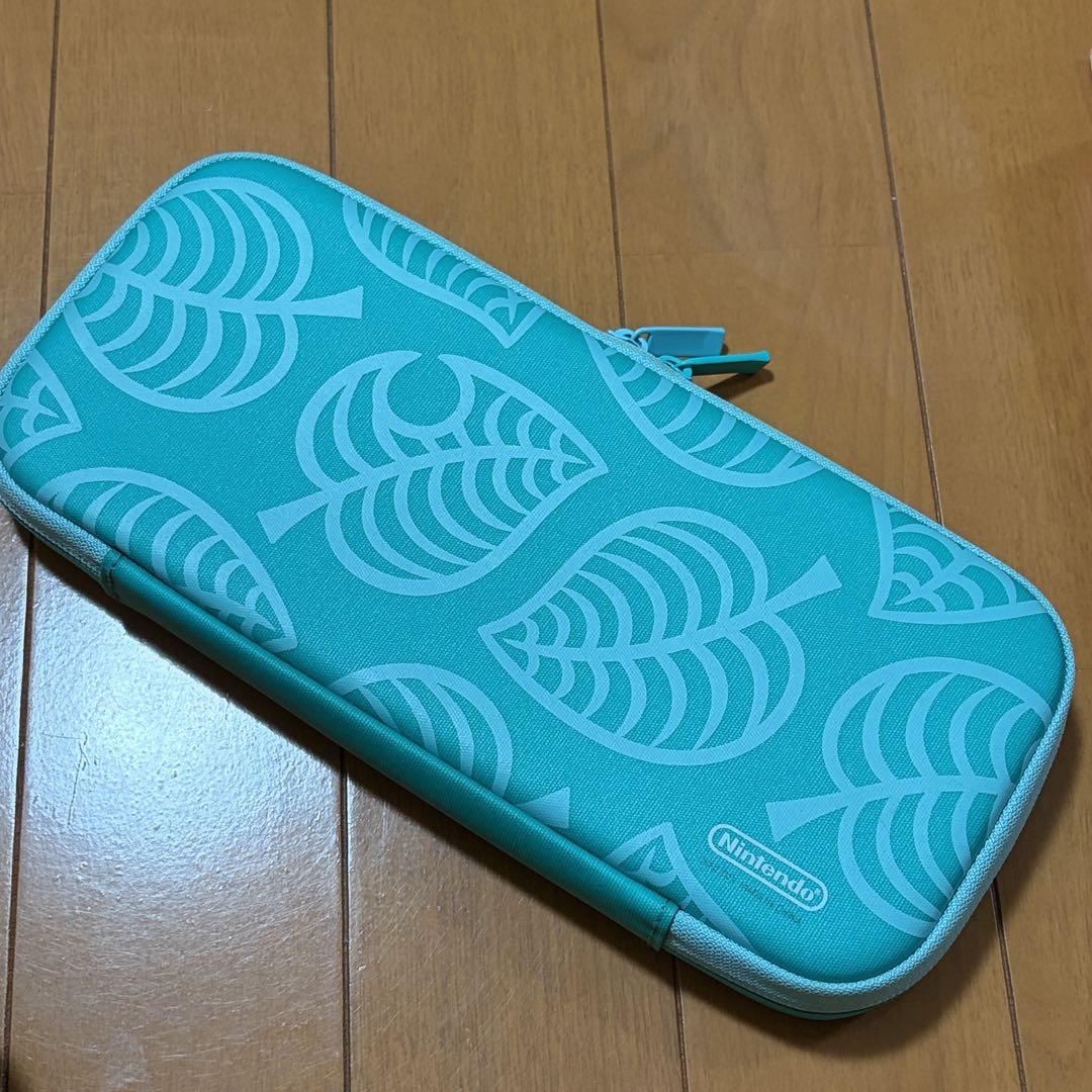 美品✨Switch あつ森セット＋ケース＋LAN付 動作良好！