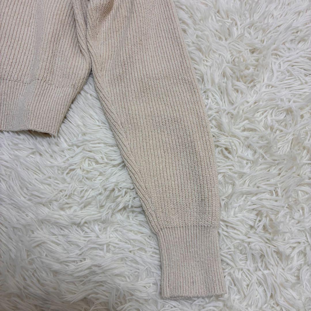 Plage　カーディガン　絹90%　セーラーカラー　23AW　アイボリー