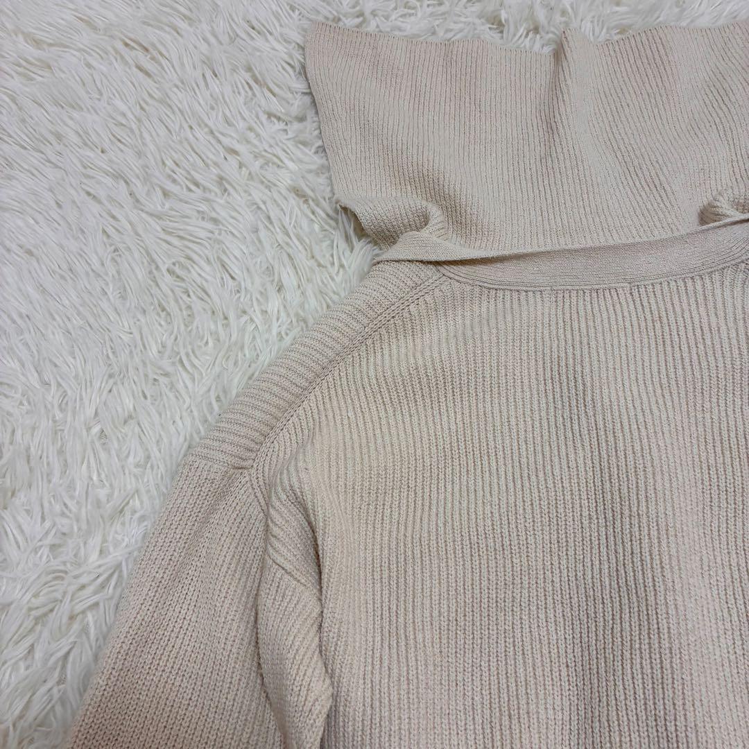 Plage　カーディガン　絹90%　セーラーカラー　23AW　アイボリー