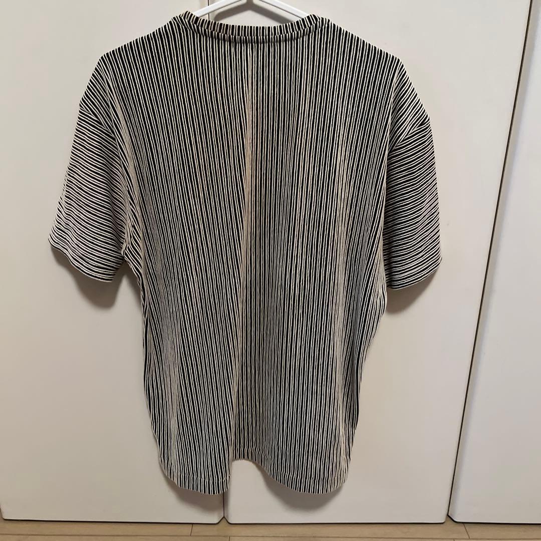ISSEY MIYAKE MEN ストライプ Tシャツ 半袖