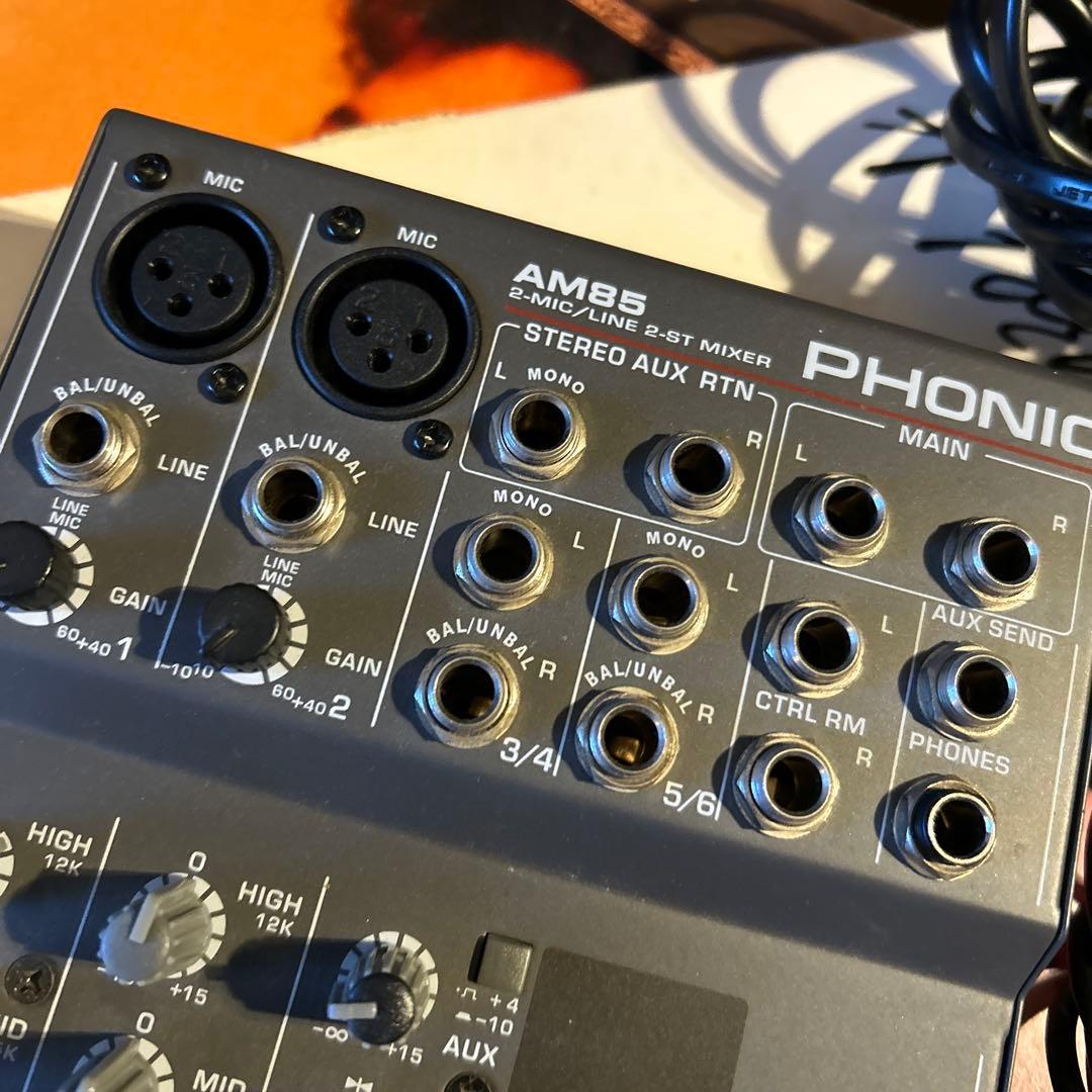 PHONIC AM85 アナログミキサー
