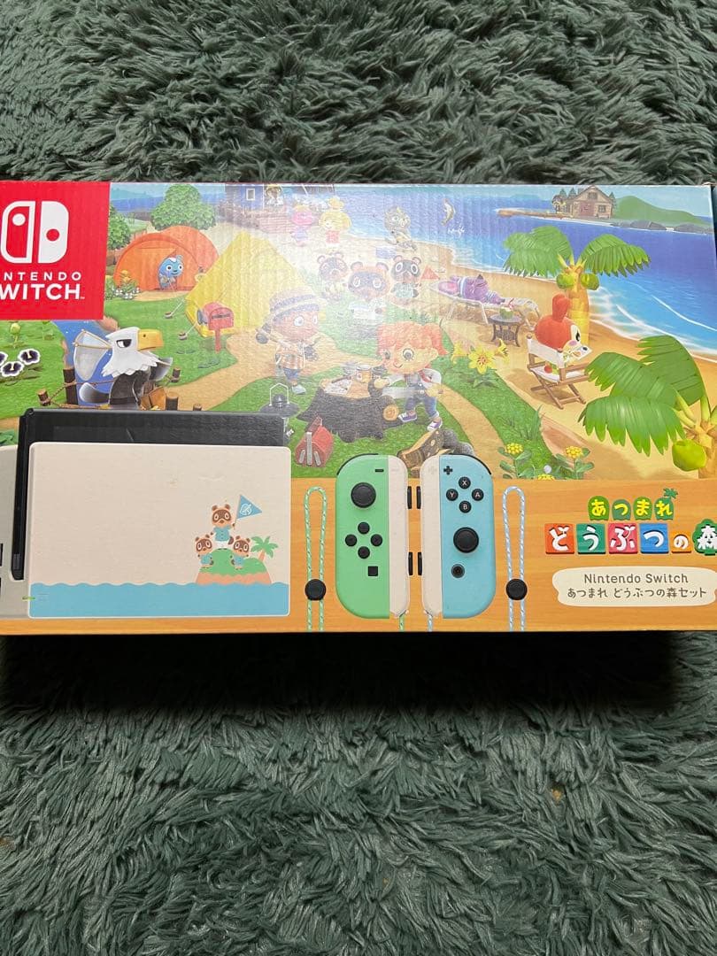 美品　Nintendo Switch あつまれどうぶつの森セット　初期化済