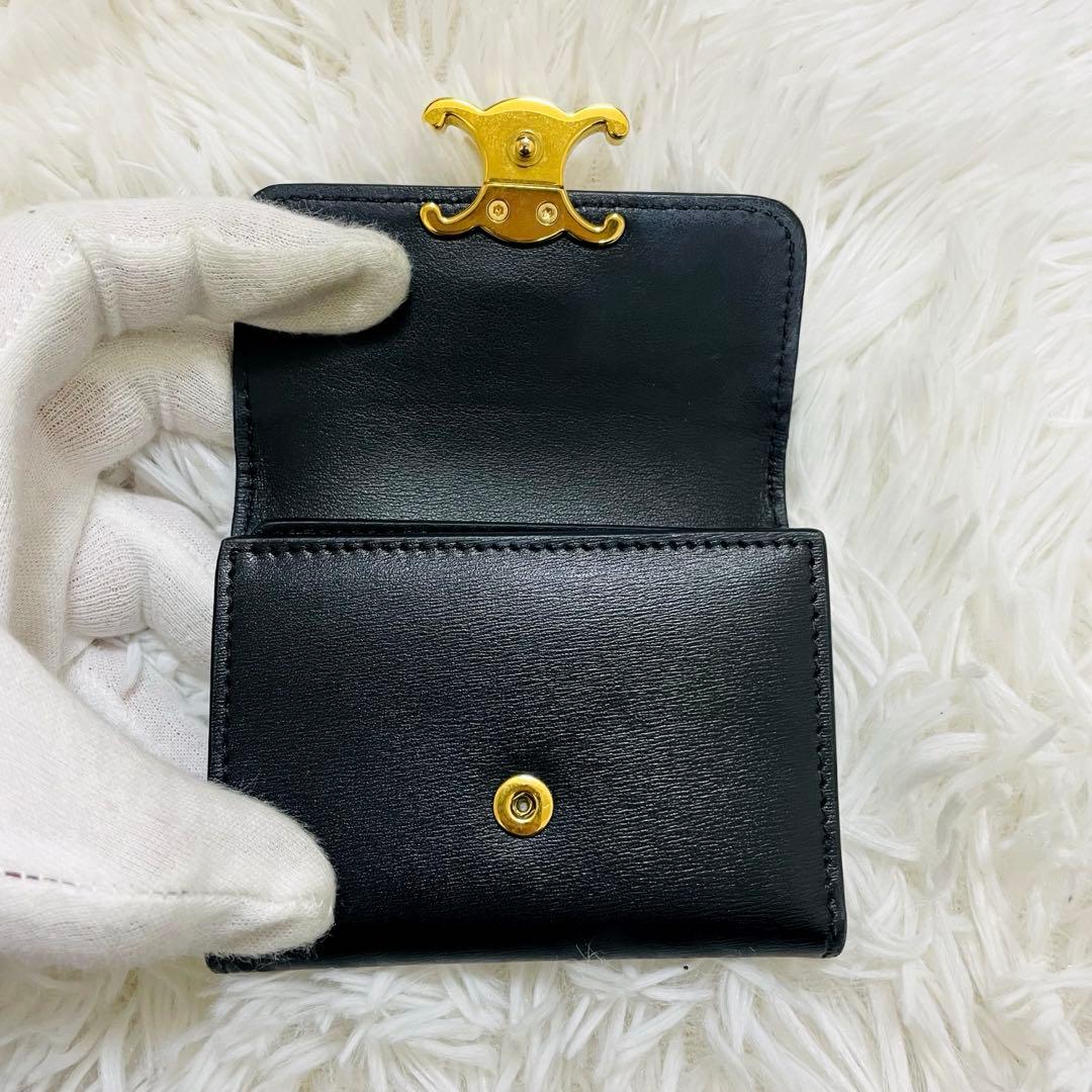【みっちゃ】CELINE 三つ折り財布 トリオンフ ケース取り外し可