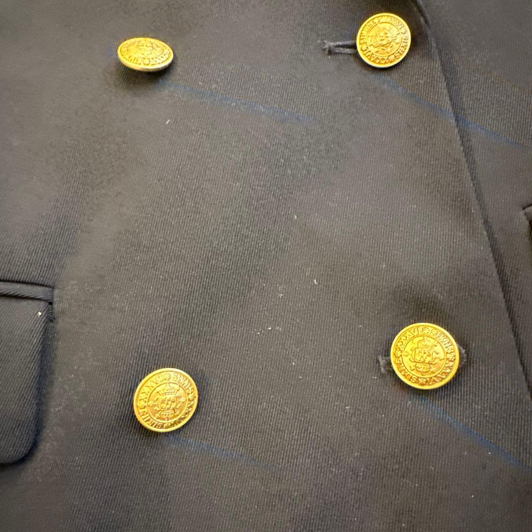 POLO金ボタン黒のテーラードジャケット