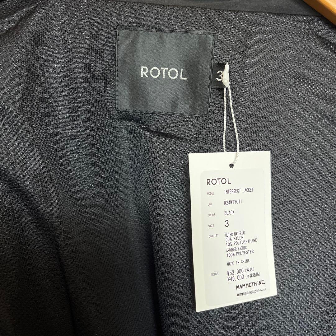 新品 ROTOL ロトル INTERSECT JACKET 黒3 ロトル