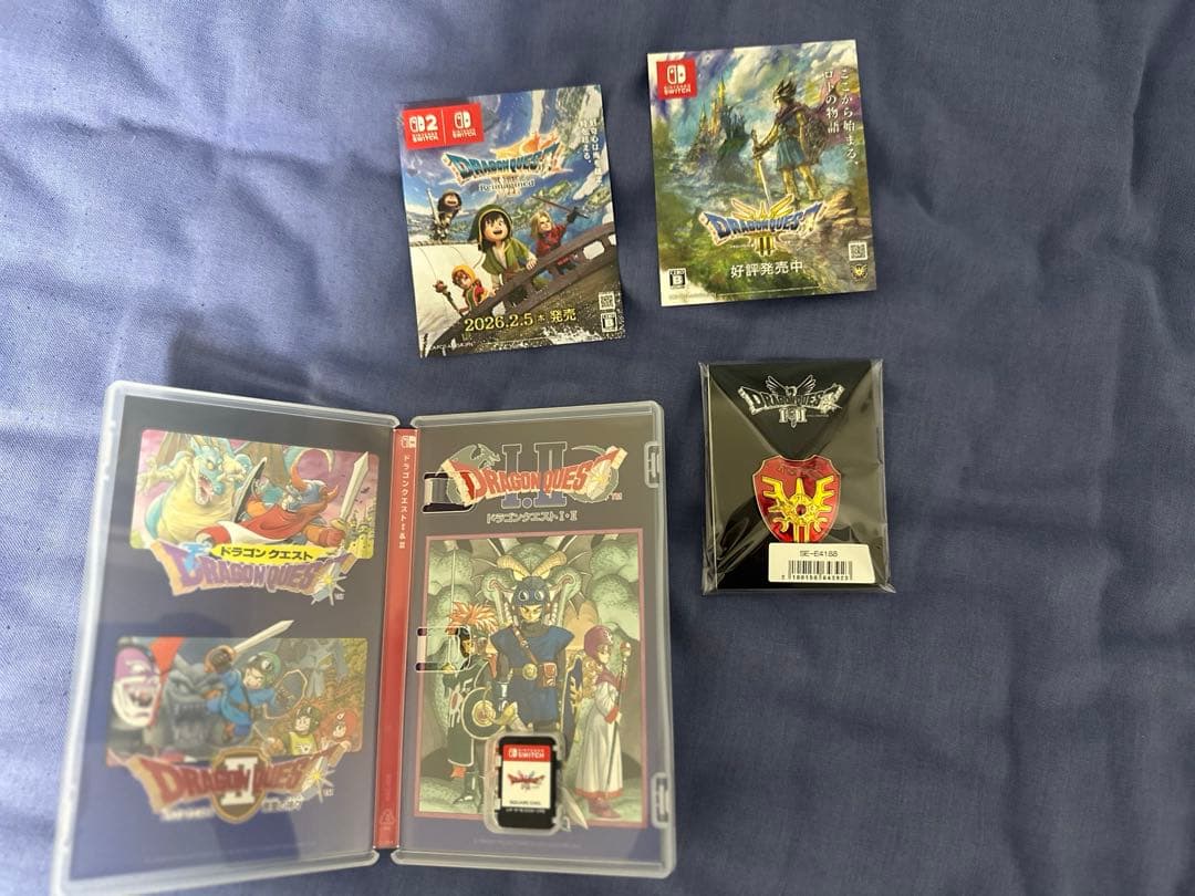 ドラゴンクエスト 1＆2 Nintendo Switch + ロトの盾ピンズ
