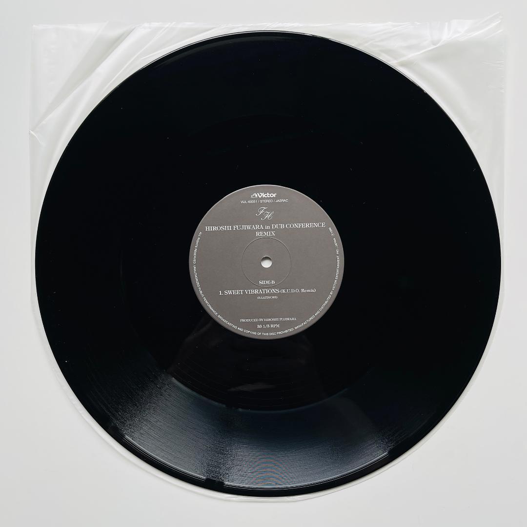 稀少レコード 藤原ヒロシ Dub Conference Natural Born