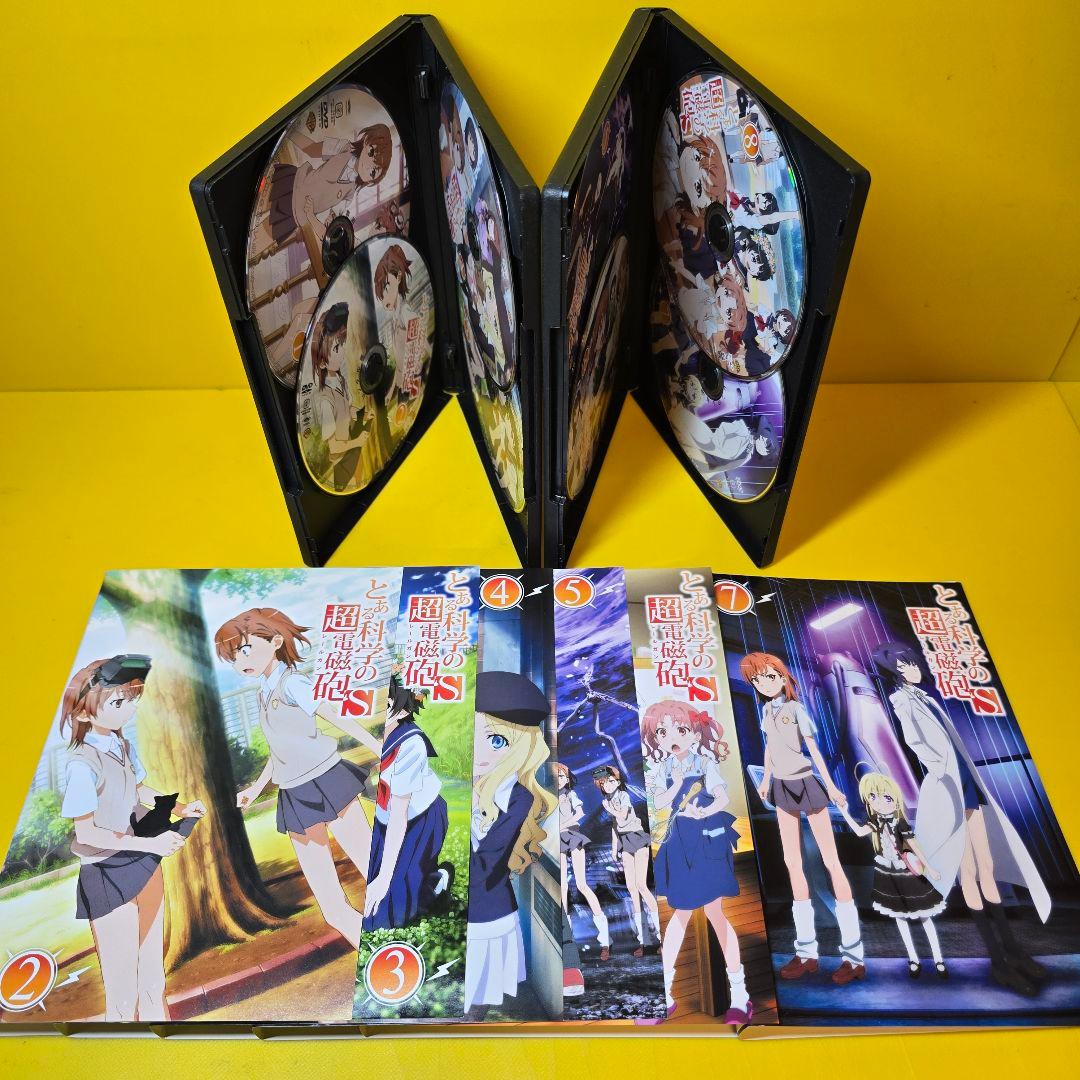 新品ケース交換済み　とある科学の超電磁砲S 2期DVD全8巻セット