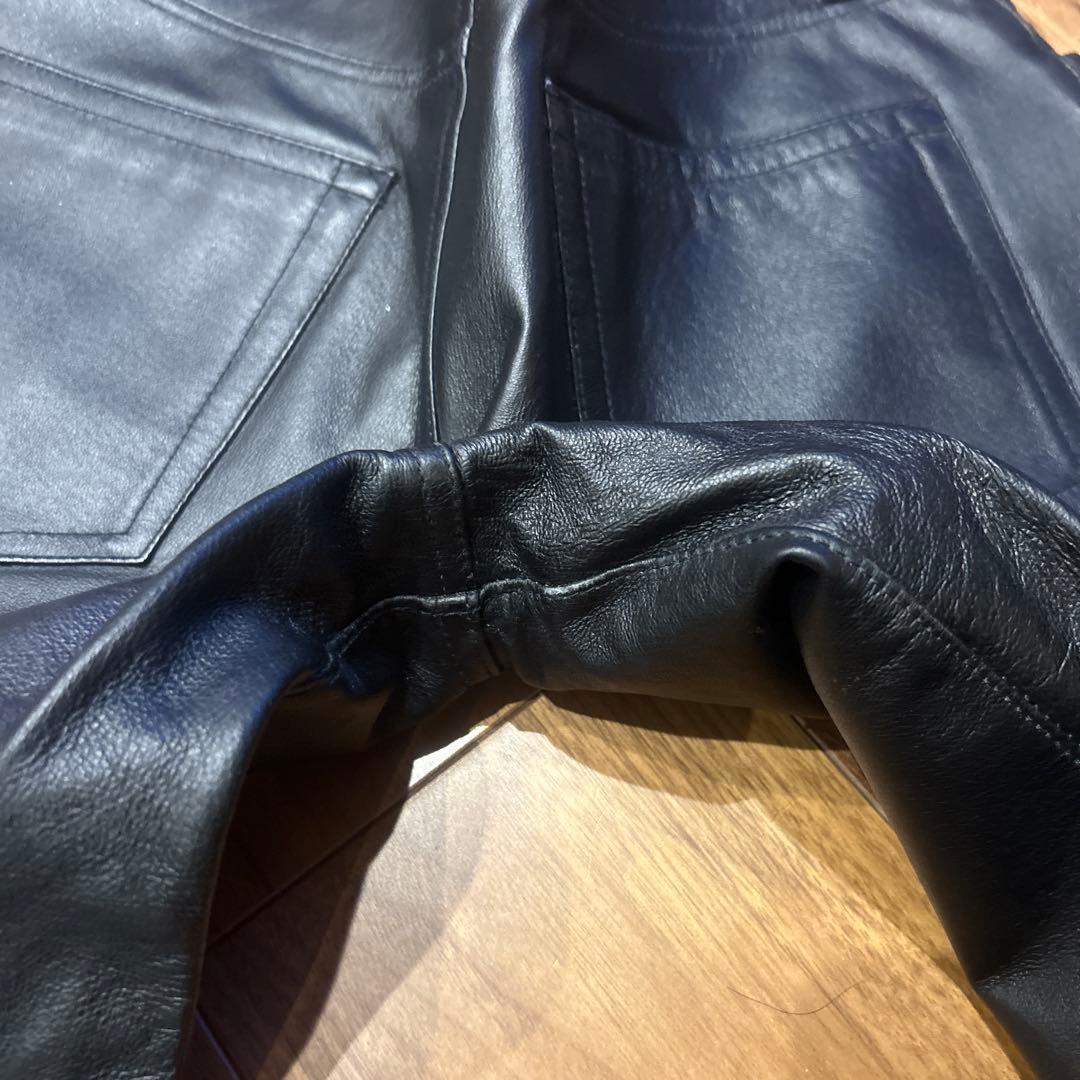 COMME CA ISM コムサイズム レザーパンツ 革パンツ