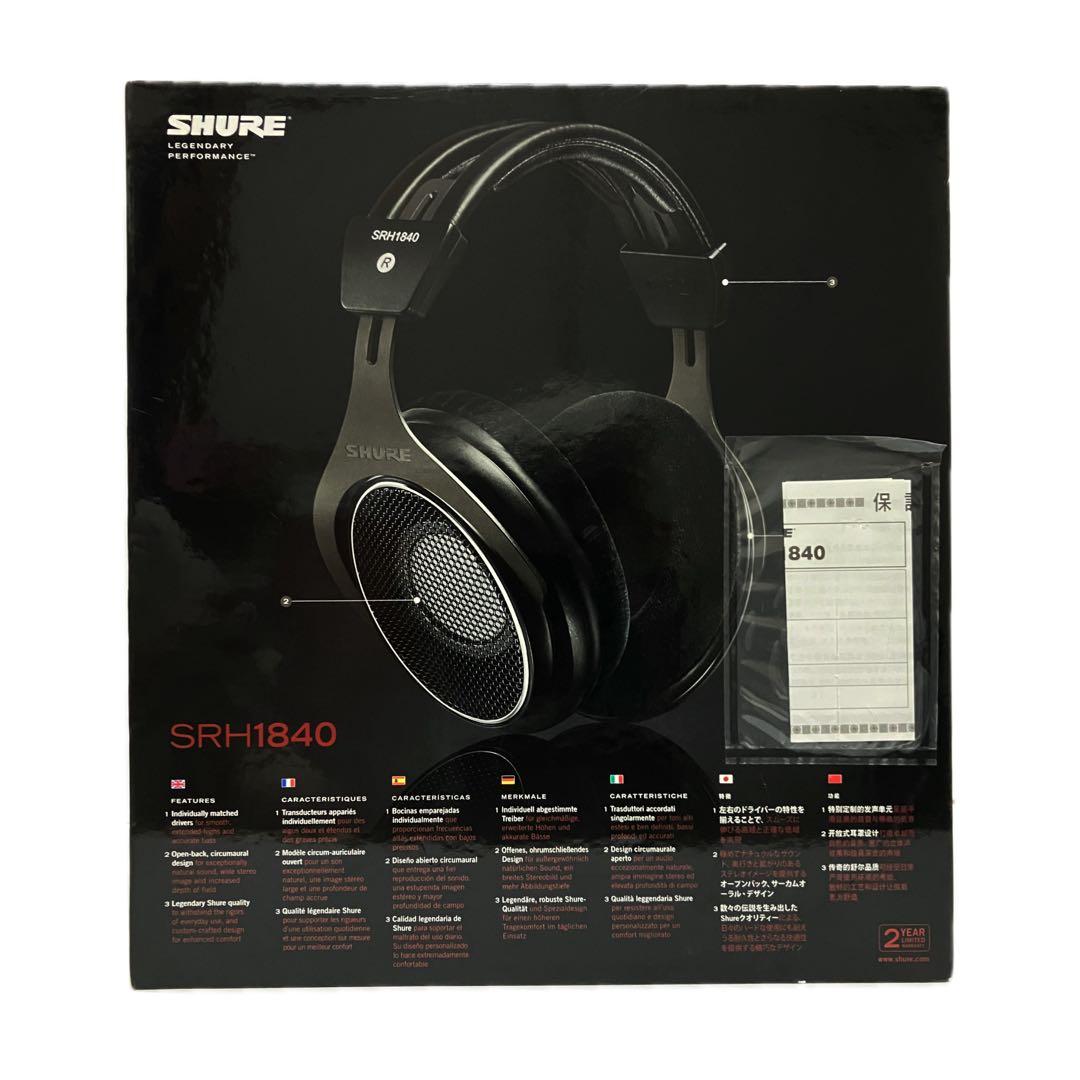SHURE ヘッドホン SRH1840 オーディオテクニカ AT-HPS550