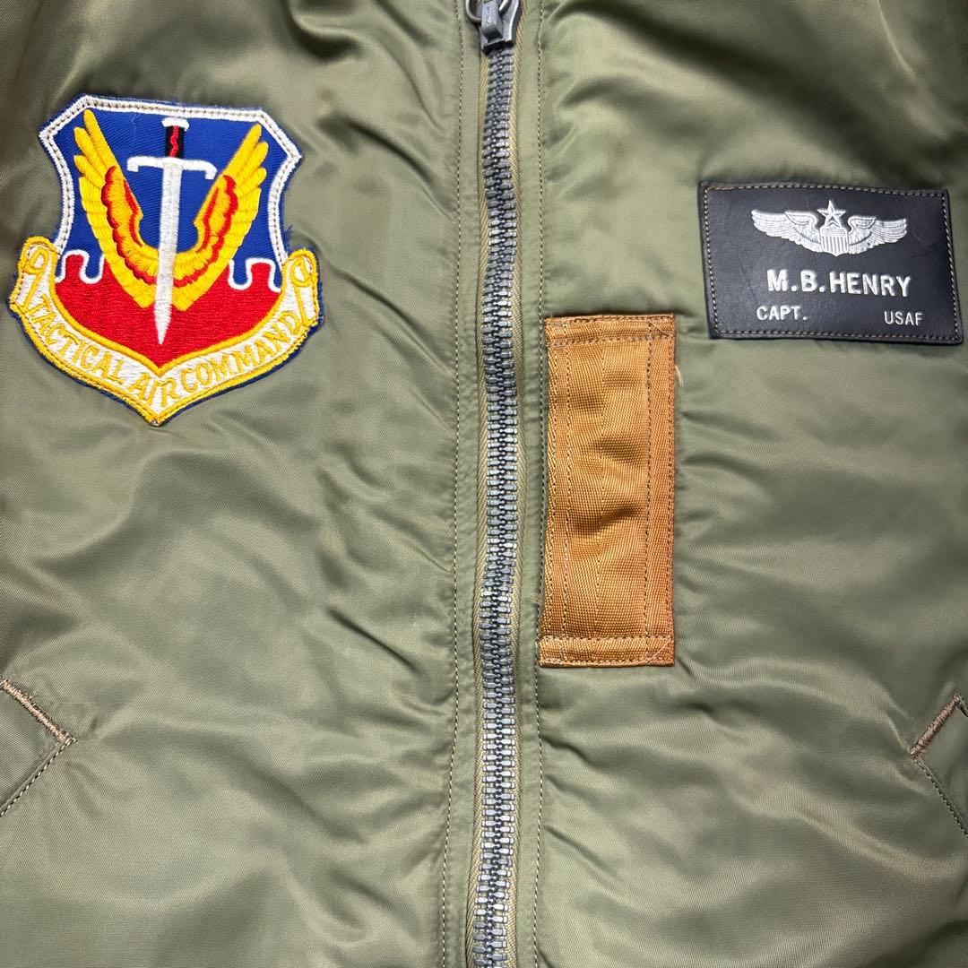 バズリクソンズ MA-1 フライトジャケット AIR FORCEミリタリー XL