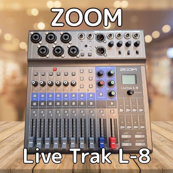 【美品】ZOOM LiveTrak L-8 デジタルミキサー