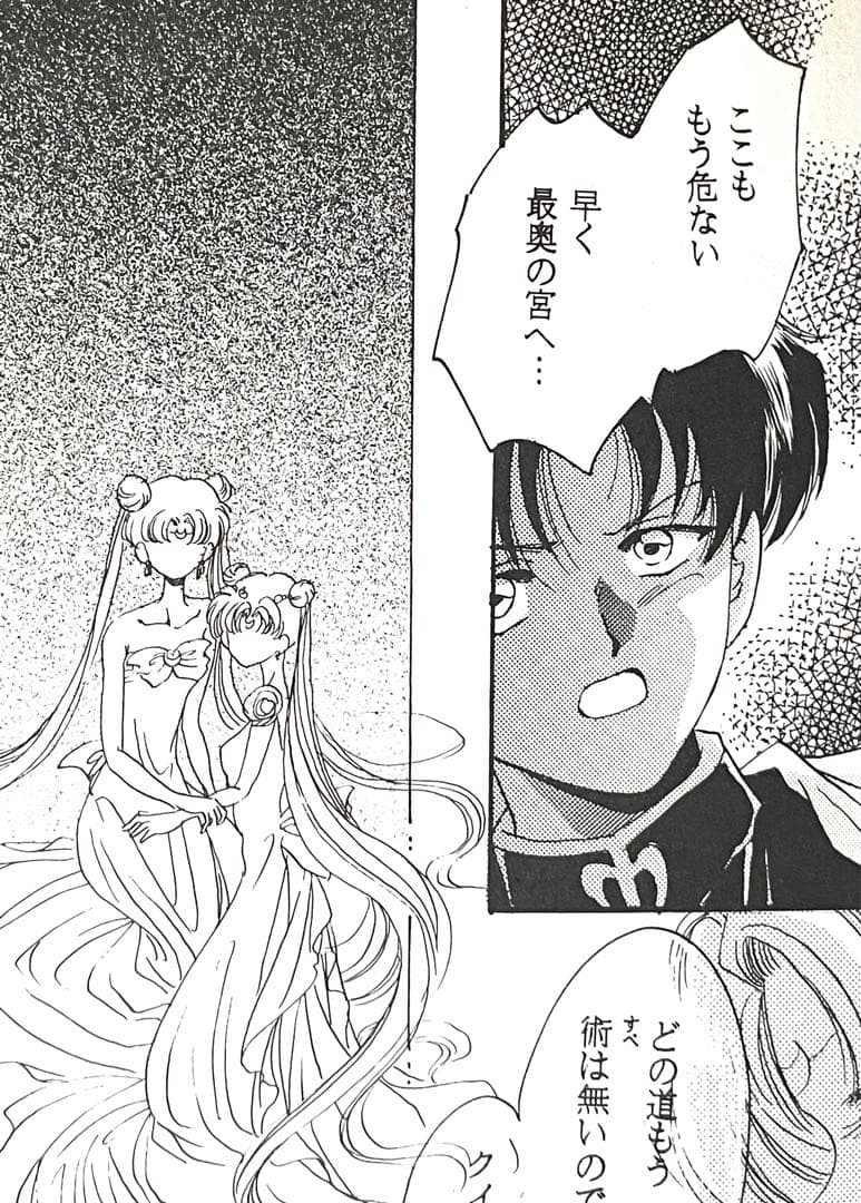 セーラームーン同人誌　前世　セレニティ　守護四戦士　エンディミオン  四天王