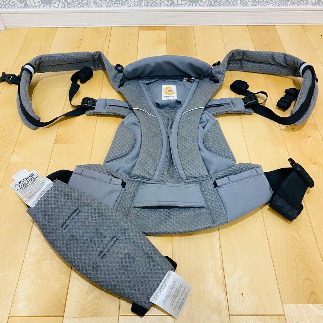 現行モデル　エルゴベビー 抱っこ紐 グレーOMNI Breeze オムニブリーズ