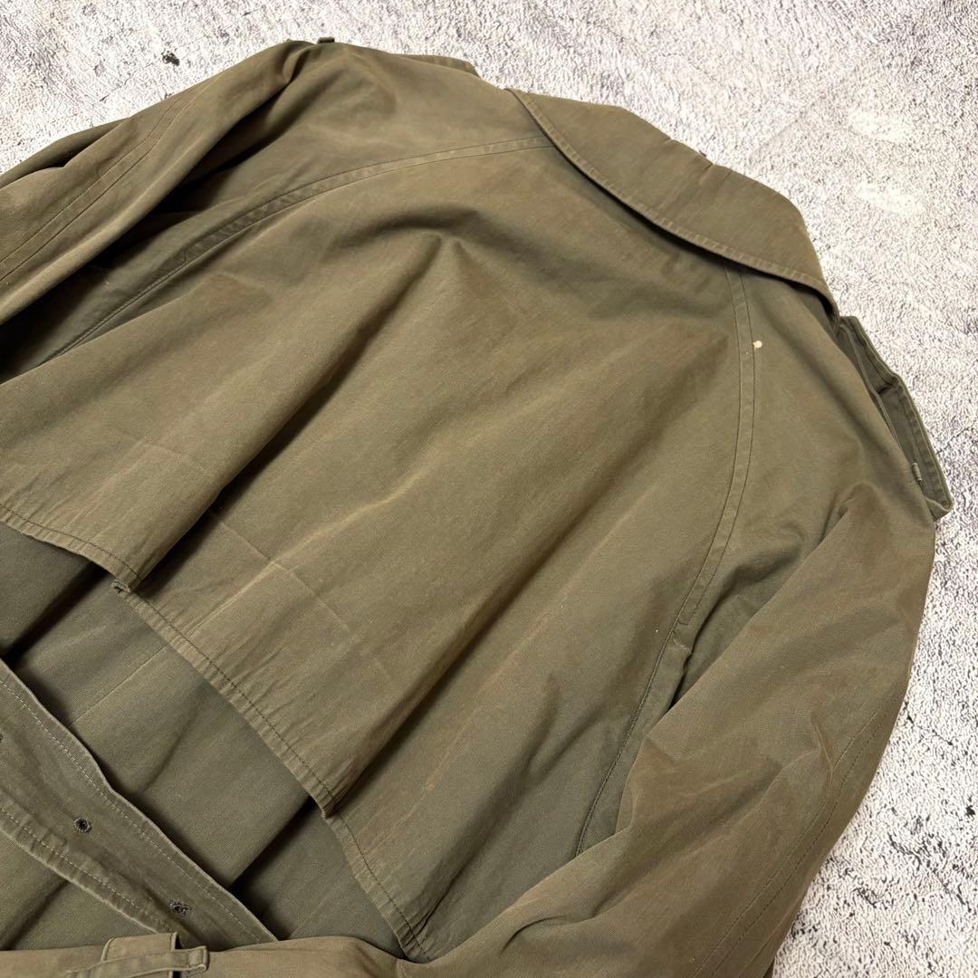 希少　ヴィンテージ　BURBERRYトレンチコート オリーブカーキ
