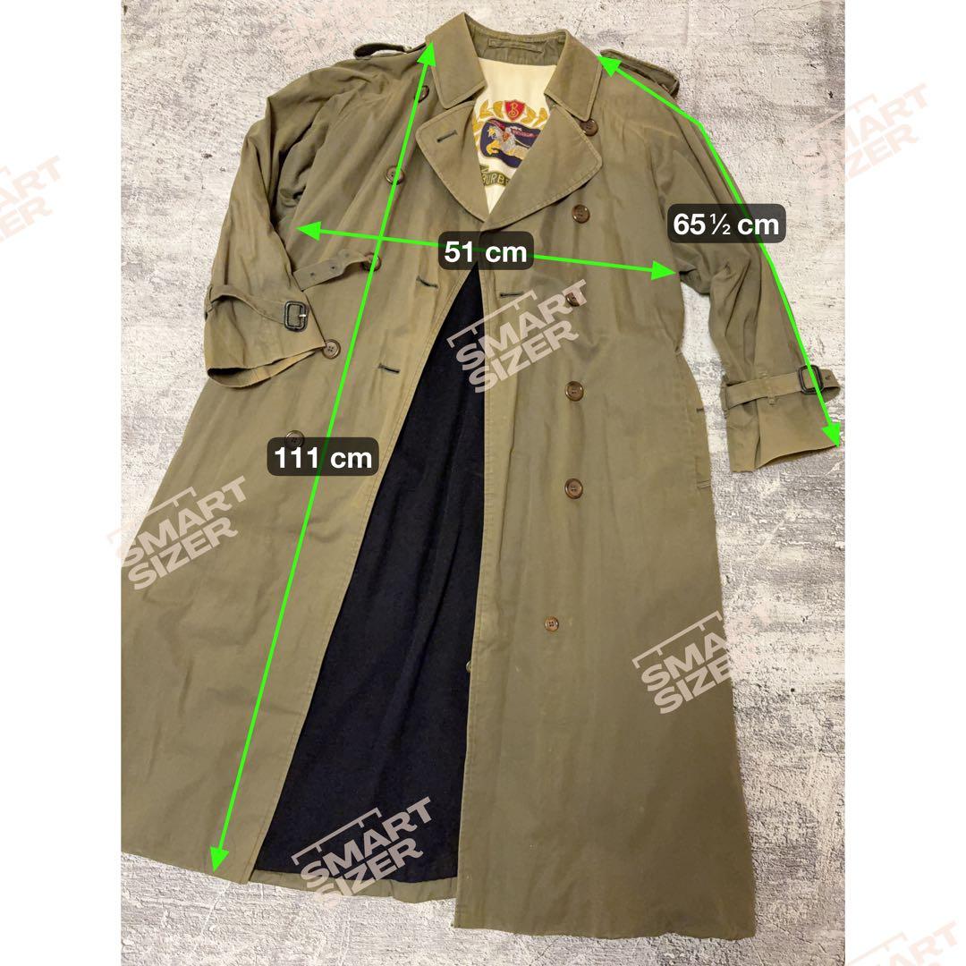 希少　ヴィンテージ　BURBERRYトレンチコート オリーブカーキ