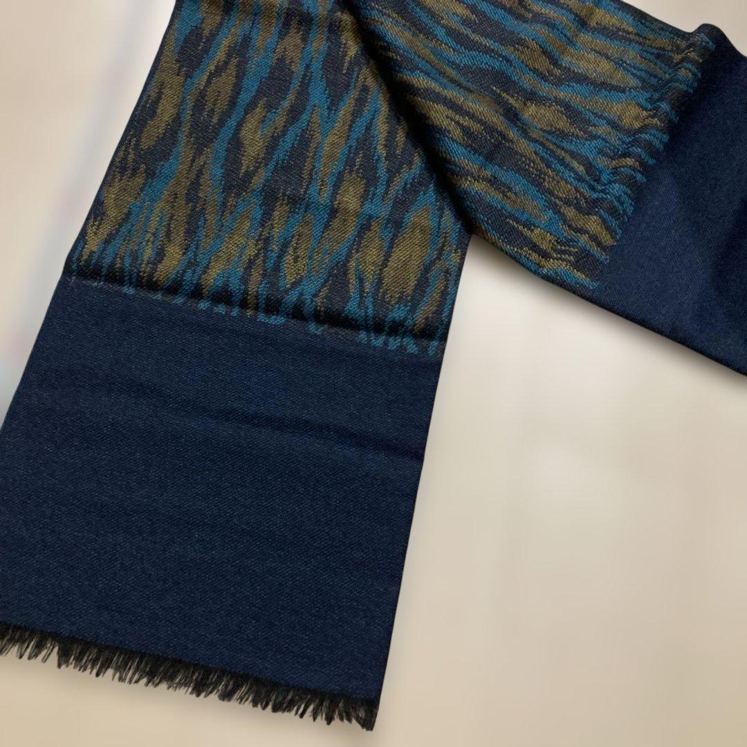 イブサンローラン　wool マフラー