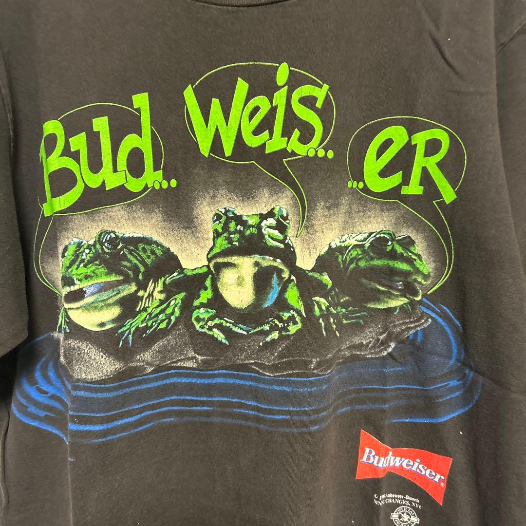 バドワイザー tシャツ 90s カエル